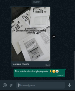 Limon Fotokopi Sizden Gelenler