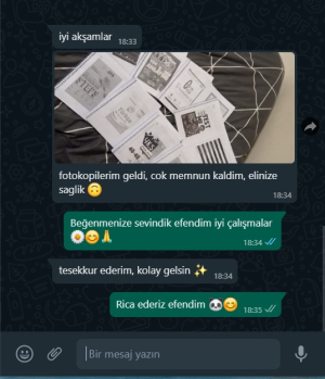 Limon Fotokopi Sizden Gelenler