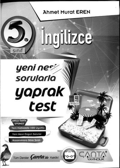 İNGİLİZCE YAPRAK TEST