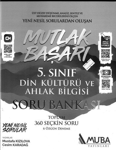 MUTLAK BAŞARI DİN KÜLTÜRÜ VE AHLAK BİLGİSİ SORU BANKASI