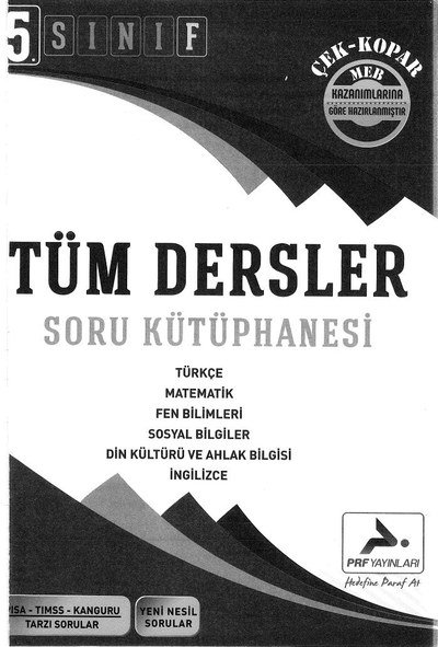 TÜM DERSLER SORU KÜTÜPHANESİ