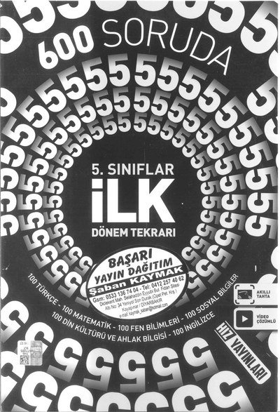 600 SORUDA İLK DÖNEM TEKRARI