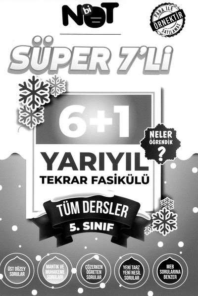 6+1 YARIYIL TEKRAR FASİKÜLÜ Limon Fotokopi
