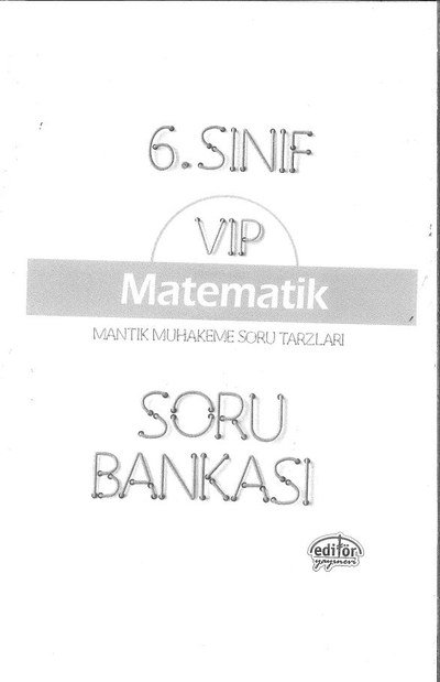 VIP MATEMATİK SORU BANKASI Limon Fotokopi