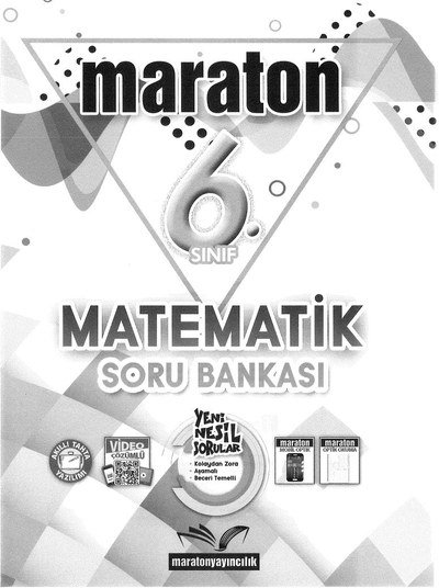 MARATON MATEMATİK SORU BANKASI Limon Fotokopi