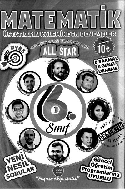 MATEMATİK ÜSTATLARIN KALEMİNDEN DENEMELER Limon Fotokopi