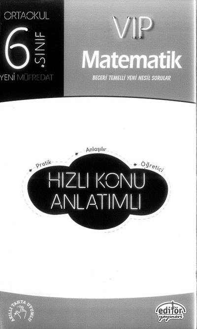 VIP MATEMATİK HIZLI KONU ANLATIMLI Limon Fotokopi