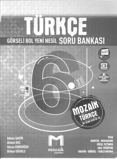 TÜRKÇE GÖRSELİ BOL YENİ NESİL SORU BANKASI
