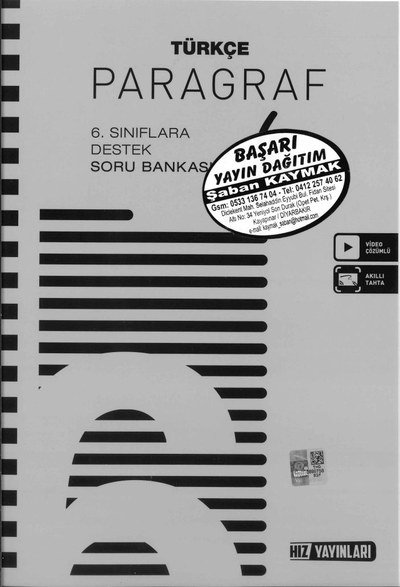 TÜRKÇE PARAGRAF SORU BANKASI Limon Fotokopi