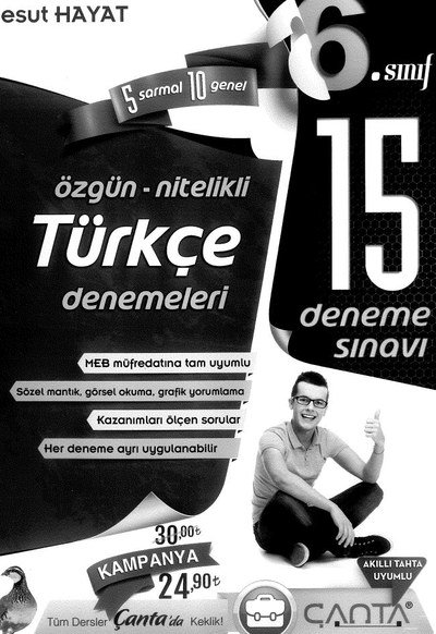 ÖZGÜN NİTELİK TÜRKÇE DENEMELERİ 15 ADET