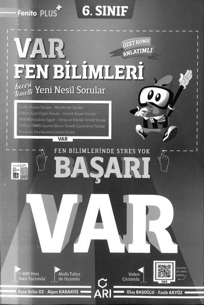 VAR FEN BİLİMLERİ