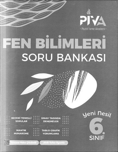 FEN BİLİMLERİ SORU BANKASI Limon Fotokopi