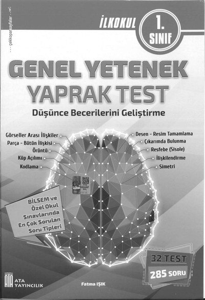 GENEL YETENEK YAPRAK TEST Limon Fotokopi