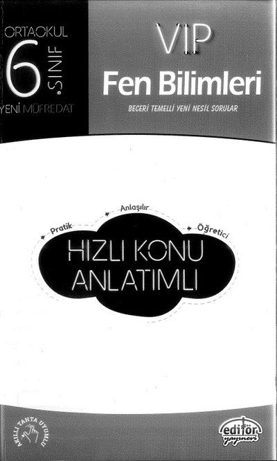 VIP FEN BİLİMLERİ HIZLI KONU ANLATIMLI Limon Fotokopi