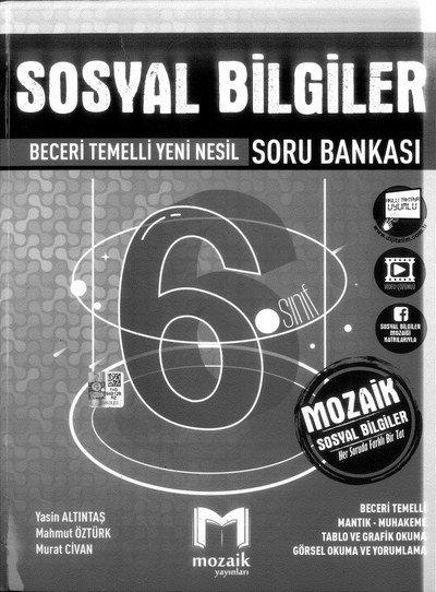 SOSYAL BİLGİLER BECERİ TEMELLİ SORU BANKASI