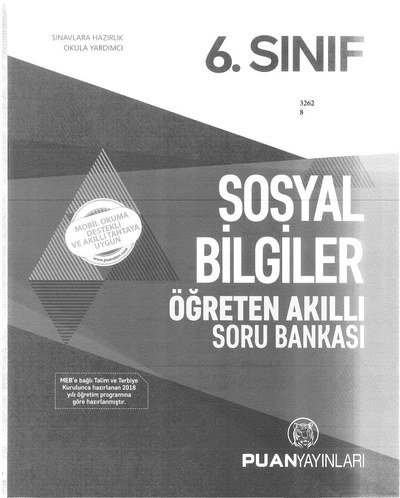SOSYAL BİLGİLER ÖĞRETEN AKILLI SORU BANKASI Limon Fotokopi