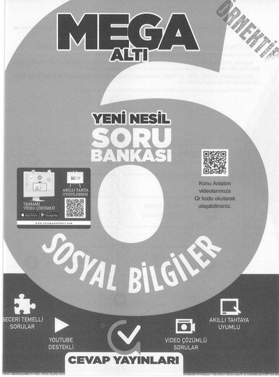 MEGA ALTI SORU BANKASI SOSYAL BİLGİLER