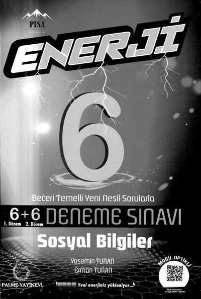 ENERJİ 6+6 DENEME SINAVI SOSYAL BİLGİLER