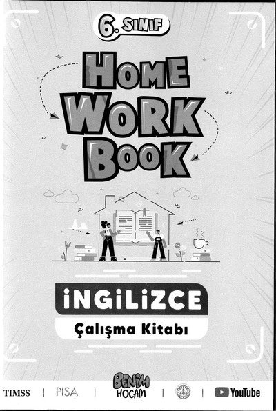 HOME WORKBOOK İNGİLİZCE ÇALIŞMA KİTABI Limon Fotokopi