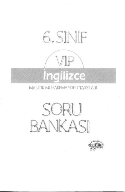VIP İNGİLİZCE SORU BANKASI Limon Fotokopi