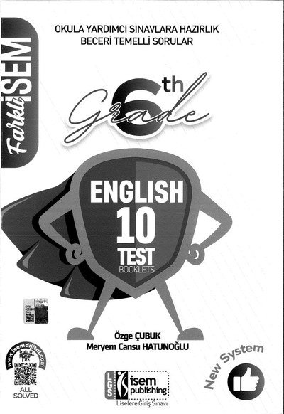 ENGLISH 10 TEST BOOKLETS Limon Fotokopi