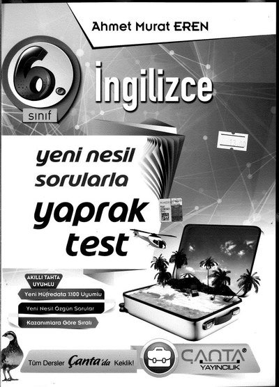 İNGİLİZCE YENİ NESİL YAPRAK TEST Limon Fotokopi