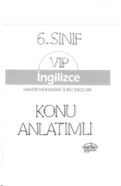 VIP İNGİLİZCE KONU ANLATIMLI Limon Fotokopi