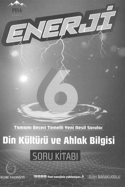 ENERJİ DİN KÜLTÜRÜ VE AHLAK BİLGİSİ SORU KİTABI