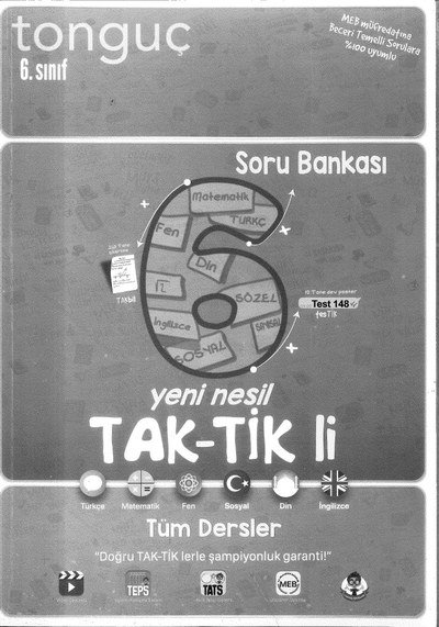 TAK-TİK'Lİ TÜM DERSLER SORU BANKASI Limon Fotokopi