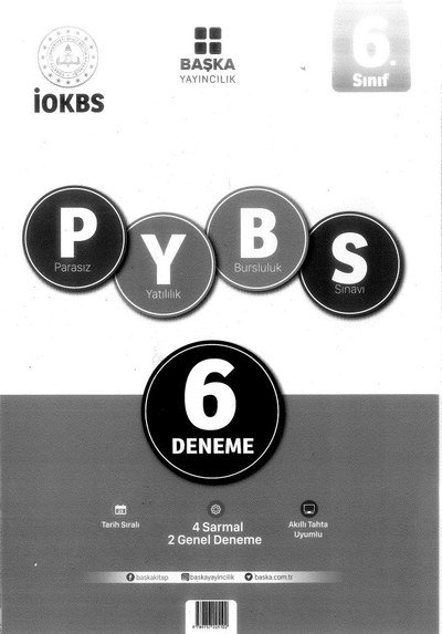 PYBS 6 DENEME Limon Fotokopi