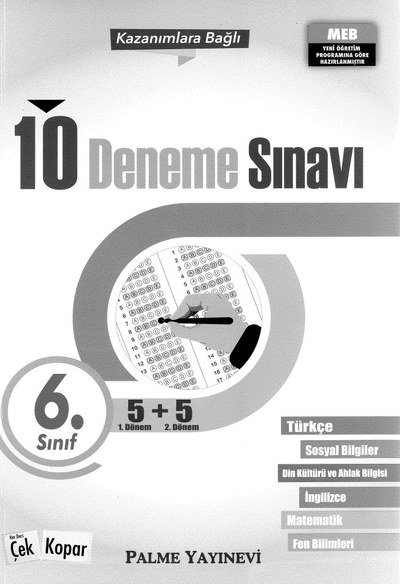 10 DENEME SINAVI Limon Fotokopi
