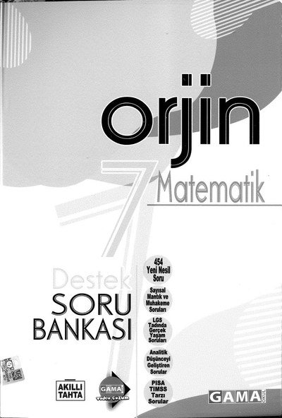 ORJİN MATEMATİK SORU BANKASI Limon Fotokopi