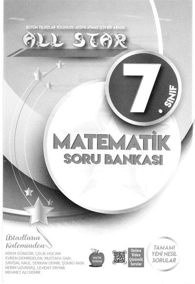 ALL STAR MATEMATİK SORU BANKASI Limon Fotokopi