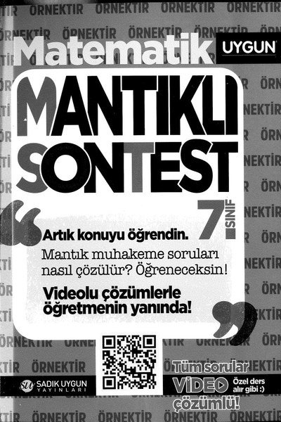 MATEMATİK MANTIKLI SONTEST Limon Fotokopi
