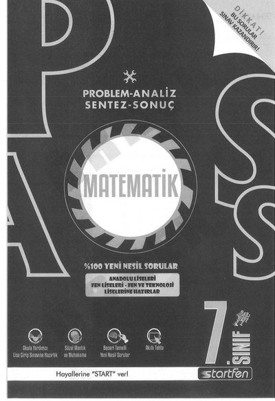 PROBLEM ANALİZ SENTEZ SONUÇ MATEMATİK Limon Fotokopi