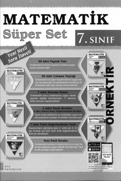 MATEMATİK SÜPER SET Limon Fotokopi