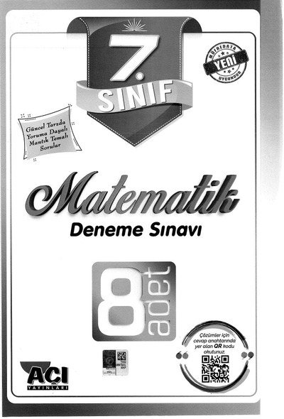 MATEMATİK DENEME SINAVI 8 ADET