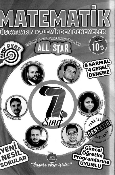 MATEMATİK ÜSTATLARIN KALEMİNDEN DENEMELER Limon Fotokopi