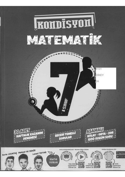 KONDİSYON MATEMATİK Limon Fotokopi