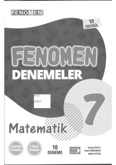 FENOMEN DENEMELER MATEMATİK 10 DENEME Limon Fotokopi