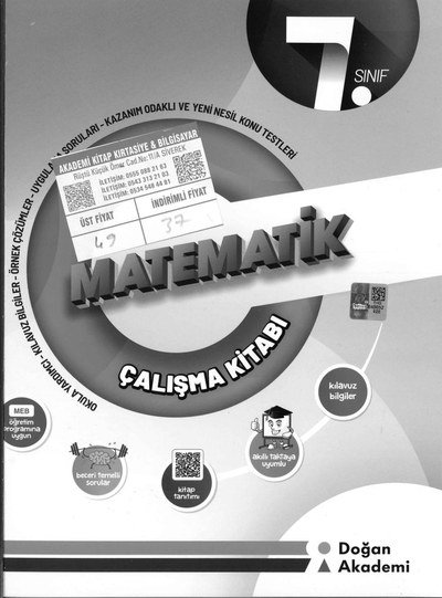 MATEMATİK ÇALIŞMA KİTABI Limon Fotokopi