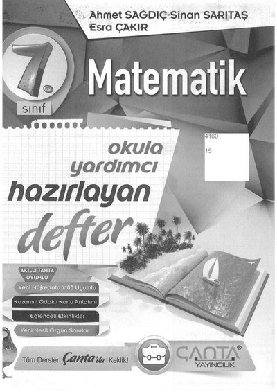 MATEMATİK OKULA YARDIMCI HAZIRLAYAN DEFTER Limon Fotokopi