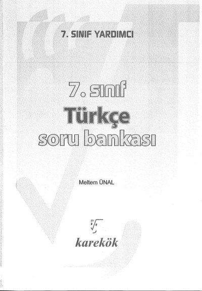 TÜRKÇE SORU BANKASI Limon Fotokopi