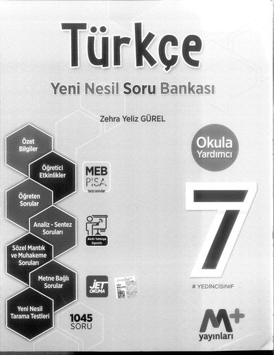 TÜRKÇE YENİ NESİL SORU BANKASI Limon Fotokopi