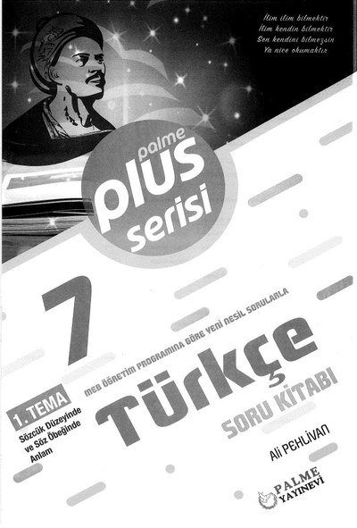 PLUS SERİSİ TÜRKÇE SORU KİTABI Limon Fotokopi