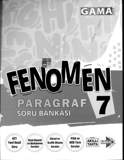FENOMEN PARAGRAF SORU BANKASI