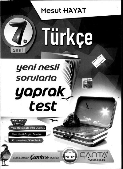 TÜRKÇE YENİ NESİL SORULARLA YAPRAK TEST