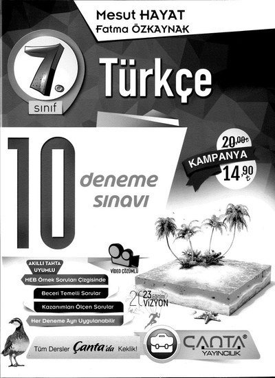 TÜRKÇE 10 DENEME Limon Fotokopi