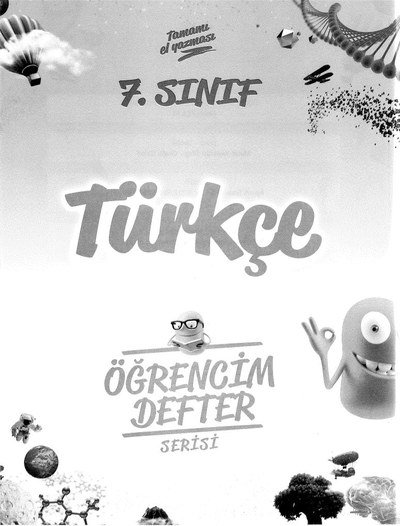 TÜRKÇE ÖĞRENCİM DEFTER SERİSİ Limon Fotokopi