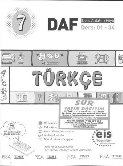 TÜRKÇE DERS ANLATIM FÖYÜ Limon Fotokopi